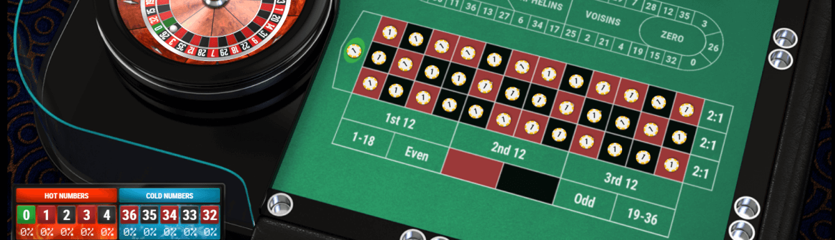 roulette table inside bets